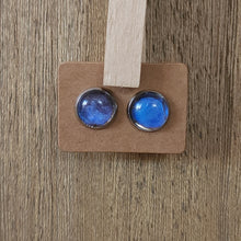 Load image into Gallery viewer, Blue Morpho Stud Earrings
