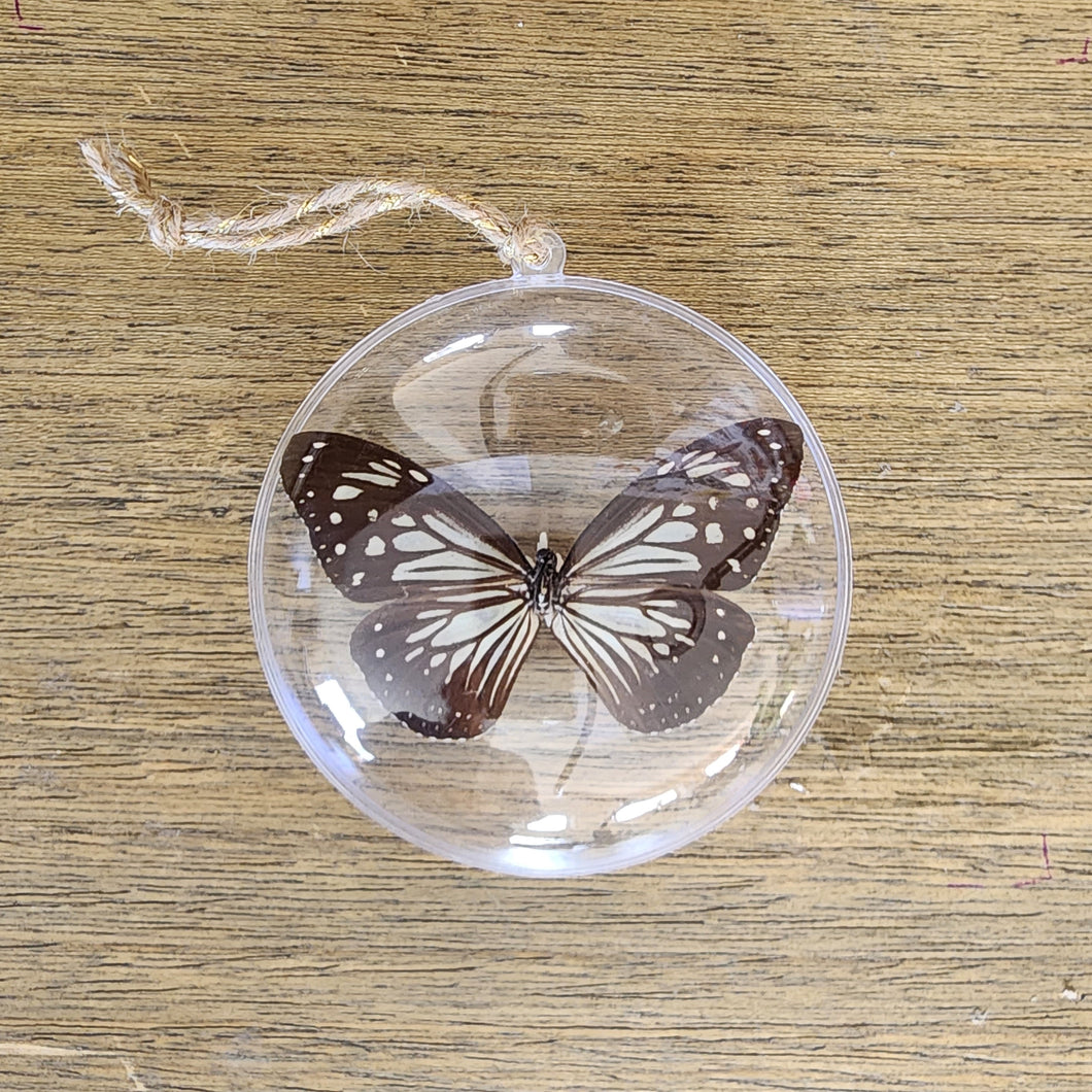 Glassy Tiger Butterfly Ornament