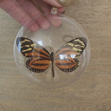 Load and play video in Gallery viewer, Isabella&#39;s Longwing Butterfly Ornament
